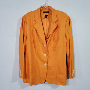 Lauren Ralph Lauren Women's Plus Size Orange Bazer